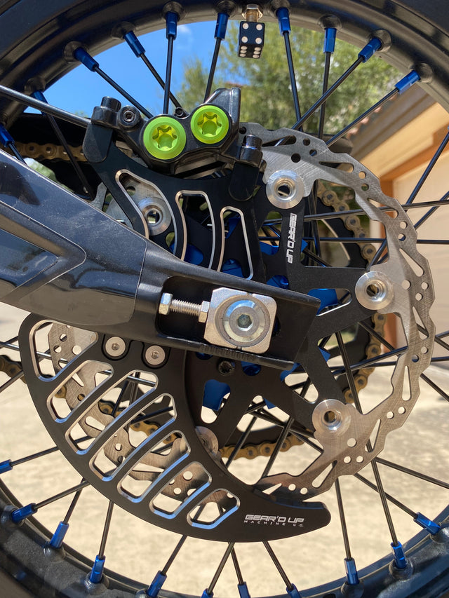 Rear Caliper Bracket and Rotor Guard Surron/Talaria/E-Ride Pro-Gear’d Up