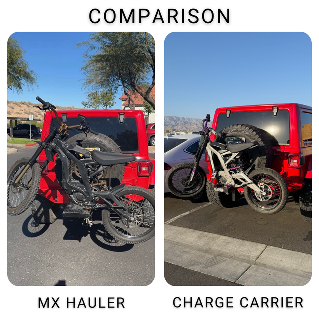 Velocity Volts Charge Carrier vs MX Hauler: Which Bike Carrier is Best for Ebikes / Emotos?