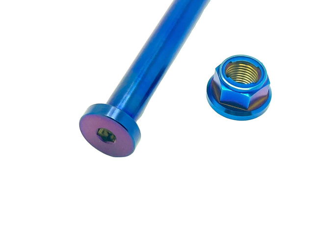 Titanium Rear Axle and Nut - E-Ride Pro SS 2.0